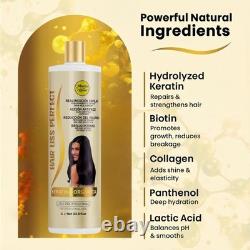 Lissage brésilien à la kératine biologique 1000 ml 33,81 fl oz