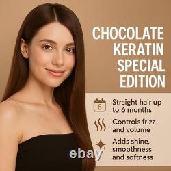 Lissage capillaire à la kératine brésilienne 128 fl oz Chocolate Kachita Spell