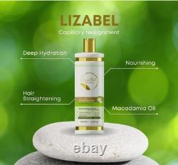 LizaBel Huile de Macadamia professionnelle biologique Protéine brésilienne 1000ml