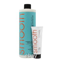 Masque Duo Réparateur pour Cheveux Secs et Abîmés (8 oz) + Lissage à la Kératine Brésilienne