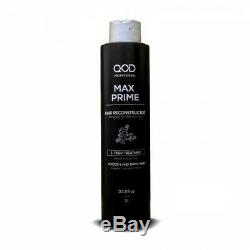 Max Prime S Qod-fibre Des Cheveux Reconstructor Kératine Du Traitement Brésilien 1 L