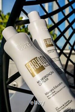 Mode d'emploi FASHION GOLD 500g/17,6 fl. Oz Brazilian Blowout / Traitement à la kératine