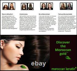 Moroccain Kératin Traitement Des Cheveux Blowout Gold Series 1000ml XL Set Fabriqué Aux États-unis