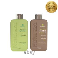Natureza Cosmetics Kit de thérapie à la biotine 1L sans formaldéhyde lissage brésilien