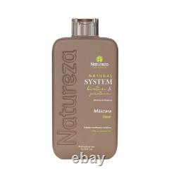 Natureza Cosmetics Kit de thérapie à la biotine 1L sans formaldéhyde lissage brésilien