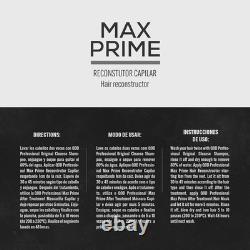 PRO Max Prime Reconstructeur Capillaire S-Fiber, Kératine Brésilienne Tous Types de Cheveux, Acide