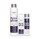 Pack Max Silver Qod Pro Traitement à La Kératine Brésilienne + Shampooing + Après-shampooing