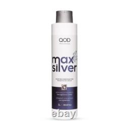 Pack Max Silver Qod Pro Traitement à la Kératine Brésilienne + Shampooing + Après-shampooing