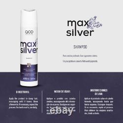 Pack Max Silver Qod Pro Traitement à la Kératine Brésilienne + Shampooing + Après-shampooing