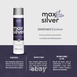 Pack Max Silver Qod Pro Traitement à la Kératine Brésilienne + Shampooing + Après-shampooing