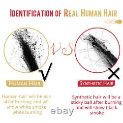 Pointe de kératine pré-collée en U/ongle, extensions de cheveux humains Remy 100% réels de 16 à 26 pouces