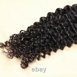 Pre Bonded Flat Tip Extensions De Cheveux Remy Loose Curly Keratin Fusion Cheveux Humains