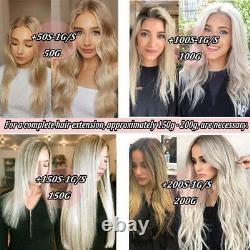 Pré Bonded Nail U Astuce Keratin Fusion Real Brésilien Extensions De Cheveux Humains Blonde