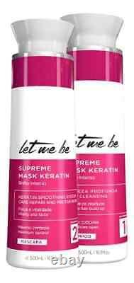 Progressiva Laissez-moi être suprême Liss Control Prosalon 2x1L/34 Oz Kératine brésilienne