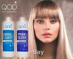 Qod Max Silver Kératine Brésilienne Lissage Cheveux 2- Kit 100% Formaldéhyde