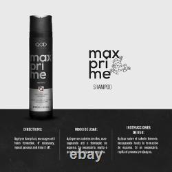 Qod Pro Max Prime S-fibre Super Combo Kératine Brésilienne + Masque + Shampooing