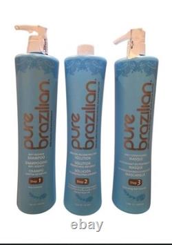 Reconstructeur Original Pur Brésilien, Shampooing Anti-Résidus, Masque 34 oz