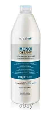 Réducteur de volume progressif au Monoi de Tahiti Nutrahair 1l AUTHENTIQUE BRÉSILIEN