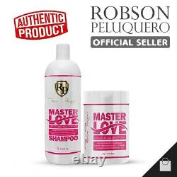 Robson Peluquero Maître Amour Shampooing et Masque Kit de Traitement de Restauration Capillaire RP