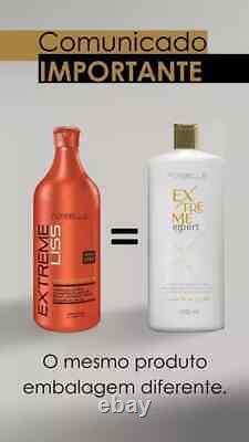 Scellant capillaire kératine brésilienne professionnel progressif extrême Expert Forbelle 1L