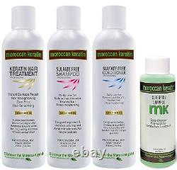 Série Or Traitement Capillaire à la Kératine Brésilienne Lissant et Défrisant