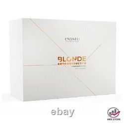 Set Cadiveu Blonde Reconstructor Kit Professional Home Care Blond Hair Treatment