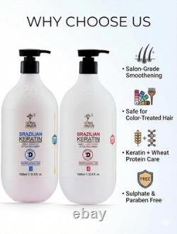 Shampoo Brésilien sans Sulfates 1000ml et Après-Shampooing 1000ml