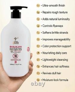 Shampoo Brésilien sans Sulfates 1000ml et Après-Shampooing 1000ml