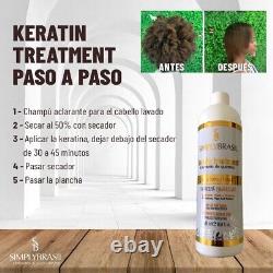 Simplement Brasil Hair Queratina Professional Keratin Treatment Kit, 16,9 Fl Oz
