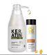 Soin Des Cheveux Bouclés 300ml 8% Lisseur à La Kératine 100ml Traitement Shampooing Purifiant
