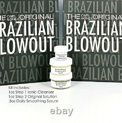 Solution Blowout Brésilienne Originale Kératine Traitement Kit -sameday Expédition 1 Oz