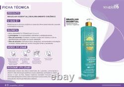SoupleLiss Brésilien Essentiel Professionnel Réalignement Capillaire 1L/34Oz
