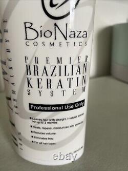 Système de Kératine Brésilienne Bio Naza Diamond Premier 16 Oz