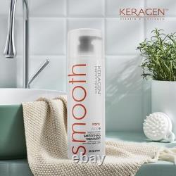 Système de lissage brésilien à la kératine sans sulfate pour un brushing