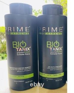 TRAITEMENT BIO TANIX PRIME EXTREME SANS FORMOL Shampooing + Après-shampooing Antistatique
