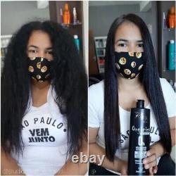 Traitement De Redressage Des Cheveux Kératines Brésiliens & Masque De Reconstruction Instantanée