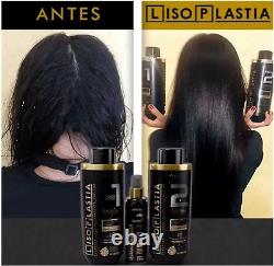 Traitement Kératin Brésilien Des Cheveux Lisoplastie Par Forever Liss Straightening 3 Itens