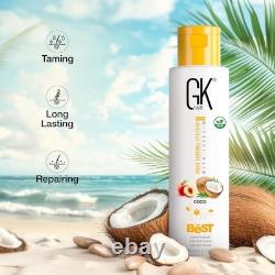 Traitement Lissant Global Keratin COCO 3,4 oz - Contrôle de Frisottis de Qualité Salon