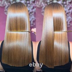 Traitement Professionnel de Soin des Cheveux à la Kératine Brésilienne Complexe avec Huile d'Argan Résultats Professionnels