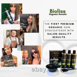 Traitement à la kératine brésilien Complexe Blowout BIOLISS 10,6 oz 300 ml Orga