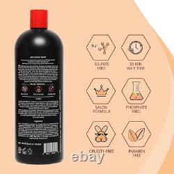 Traitement à la kératine brésilienne Alda Chocolate pour un lissage permanent en 20 minutes