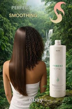 Traitement à la kératine brésilienne Lana Brasilies Organic Protein Contrôle des frisottis 33,8 fl oz