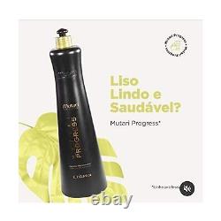 Traitement à la kératine brésilienne Reductor Reconstructor 1L Brosse Progressive H
