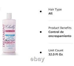 Traitement à la kératine brésilienne pour cheveux secs, formule liquide