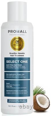 Traitement capillaire à la kératine brésilienne 10,1 oz, complexe de brushing sans formaldéhyde, lissage