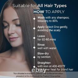 Traitement capillaire à la kératine brésilienne 10,1 oz, complexe de brushing sans formaldéhyde, lissage