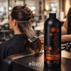 Traitement capillaire à la kératine brésilienne Cortex Professional restaure et lisse les cheveux coa