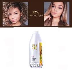 Traitement capillaire à la kératine brésilienne PURC lissant, défrisant et réparateur pour cheveux abîmés
