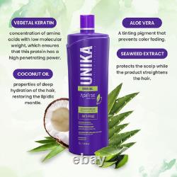Traitement capillaire à la kératine brésilienne Unika - Lissage et Raideur Kératine H