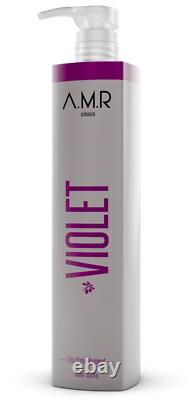 Traitement capillaire brésilien à la protéine violet sans formaldéhyde